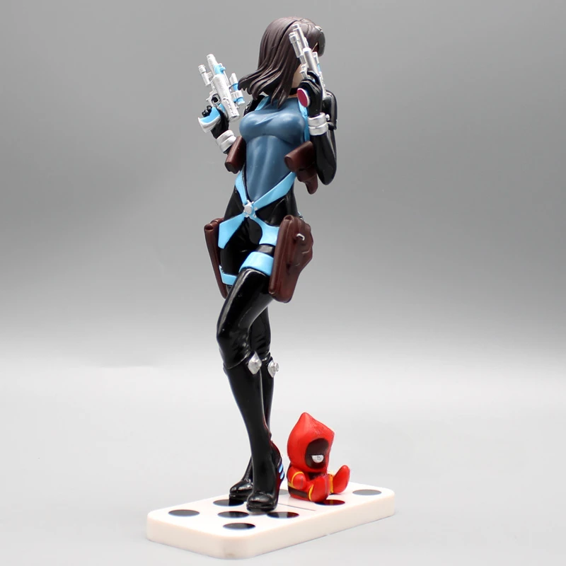 21cm Deadpool Statue Of A Beautiful Girl Marvel PVC Figures Handmade Desktop Model Toys Ornaments Childrens Surprise Gifts