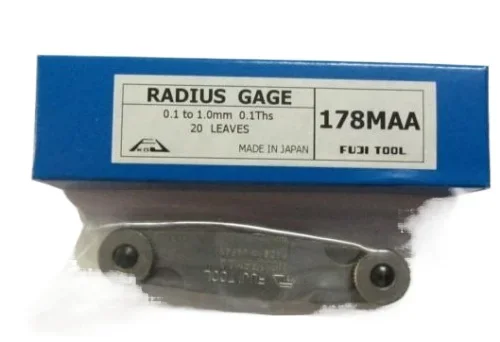 Japanese original 178MAA radius gauge tool R gauge 0.1-1mm