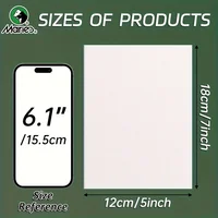 5x7in 2/4/6pcs Canvas Board Bulk,Art Painting White Blank Canvas Panels for Acrylic,Gouache,Oil,Painting,Drawing,Flow Pouring 6