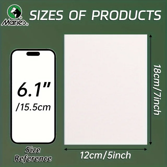 5x7in 2/4/6pcs Canvas Board Bulk,Art Painting White Blank Canvas Panels for Acrylic,Gouache,Oil,Painting,Drawing,Flow Pouring 6