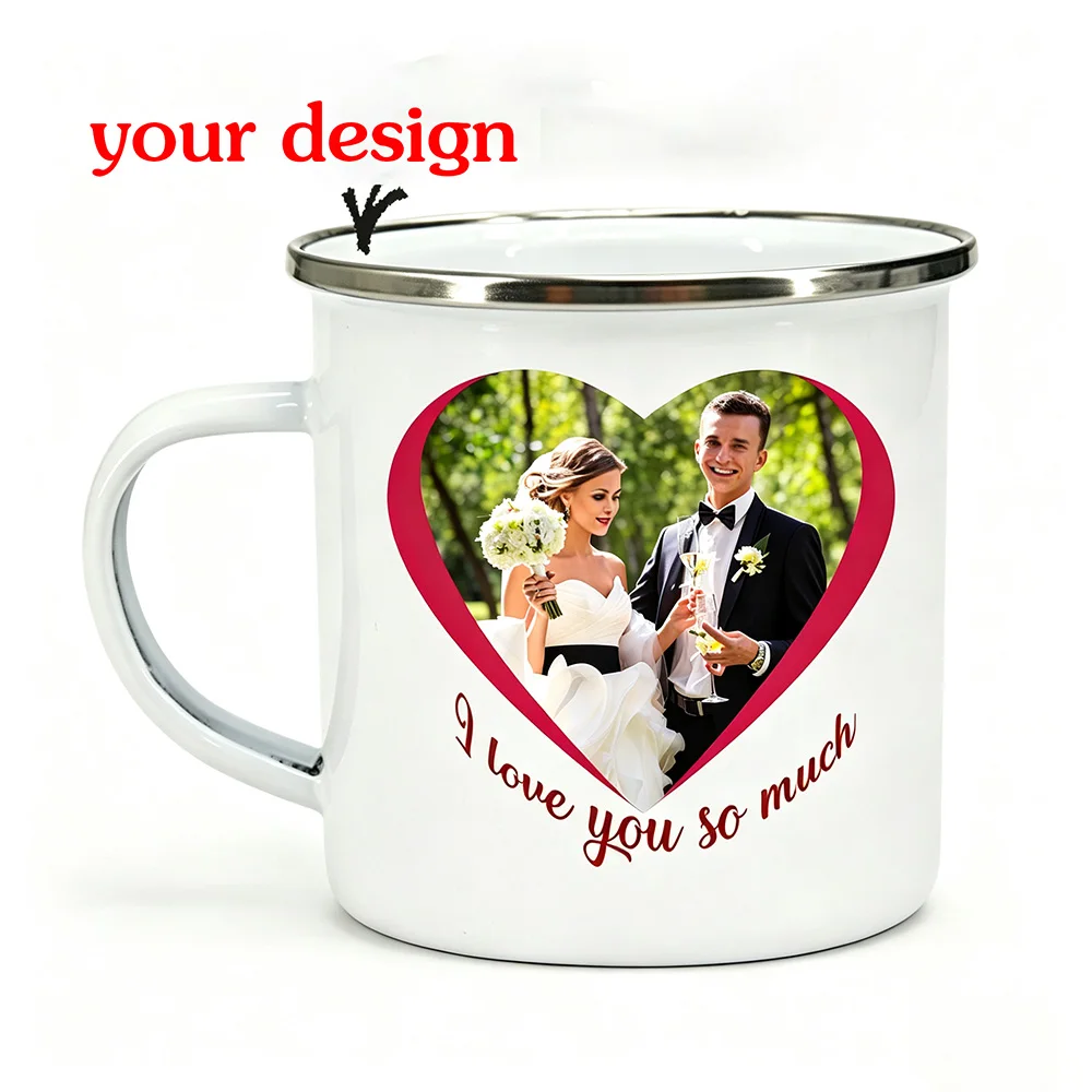 Personalised Your Photo Customize Boyfriends Girl Friends Coffee Mugs Tea Cups Wedding Surprised Gift for Lovers