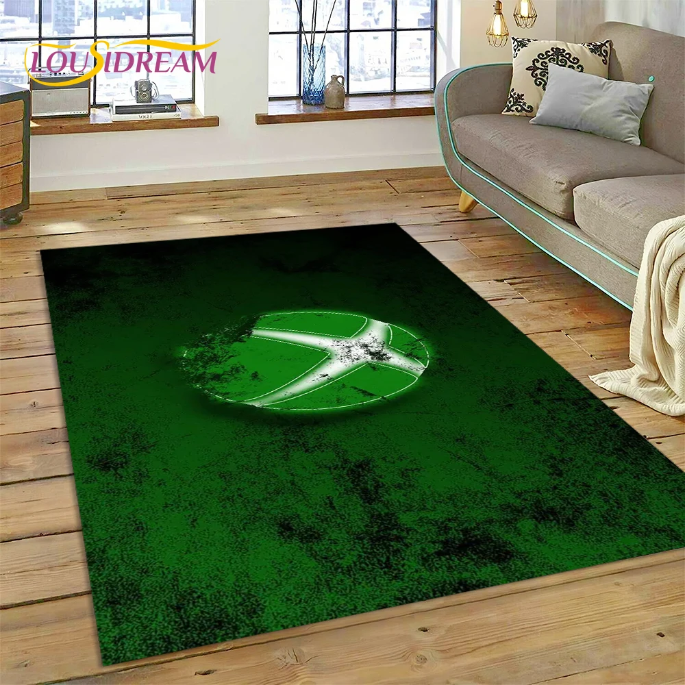 3D Game X-BOX Gamer Sign Carpet Rug for Bedroom Living Room Home Sofa Decoration,Children Play Large Decor Floor Mat Gift