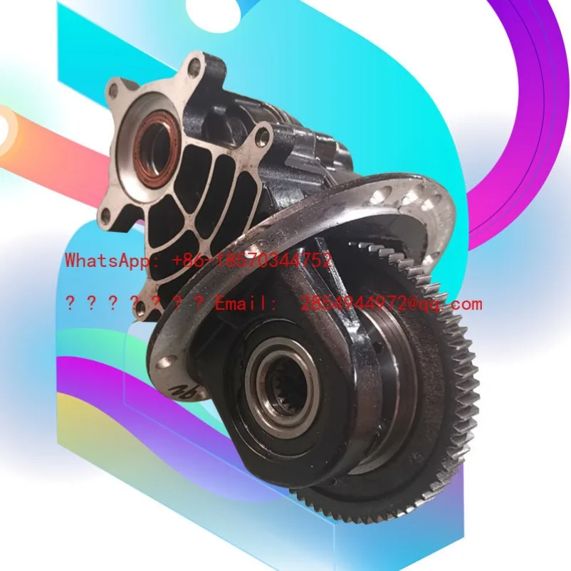 

Electric Vehicle Three Wheel Open Gearbox Differential Box 16 Tooth 18 Tooth Integrated Transmission Gearbox