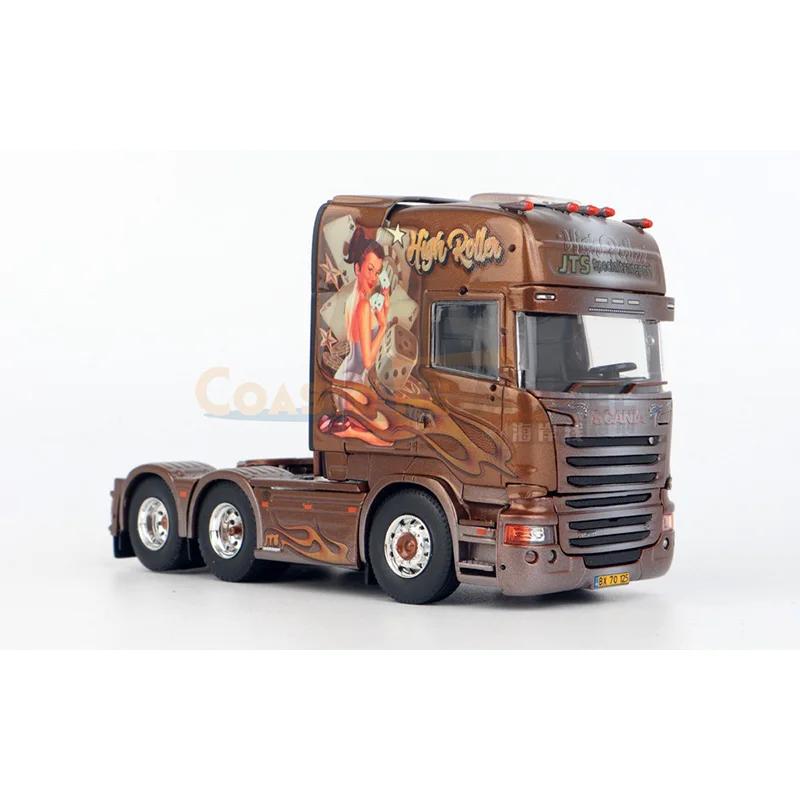 Tekno 1:50 Scale Diecast Alloy Cania Tractor Truck Toy Car Model Classic Nostalgia Adult Collection Souvenir Gift Static Display