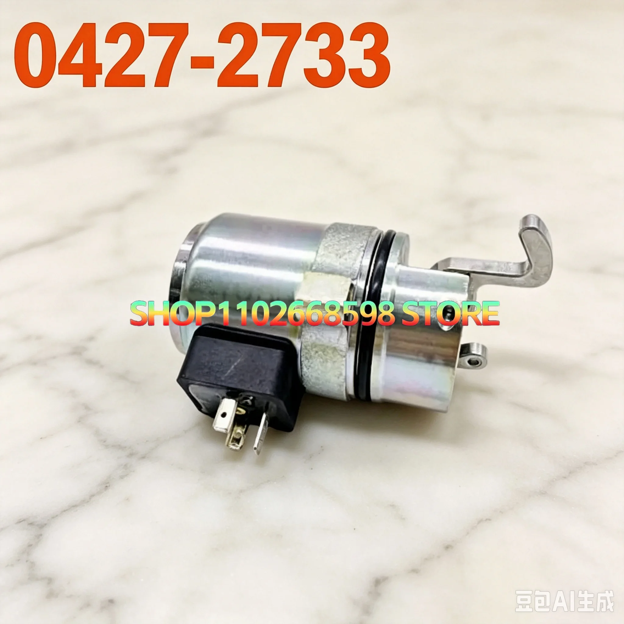 2011 Diesel Engine Flameout Solenoid Valve 0427-2733 Flameout Switch Stop Oil Cut-Off Part