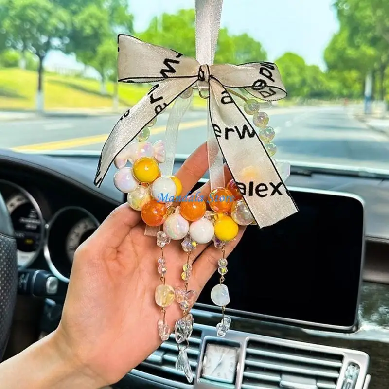 

U2JC Elegant Butterfly Bead Decoration Kits Craft Your Own Pendants Home Decoration