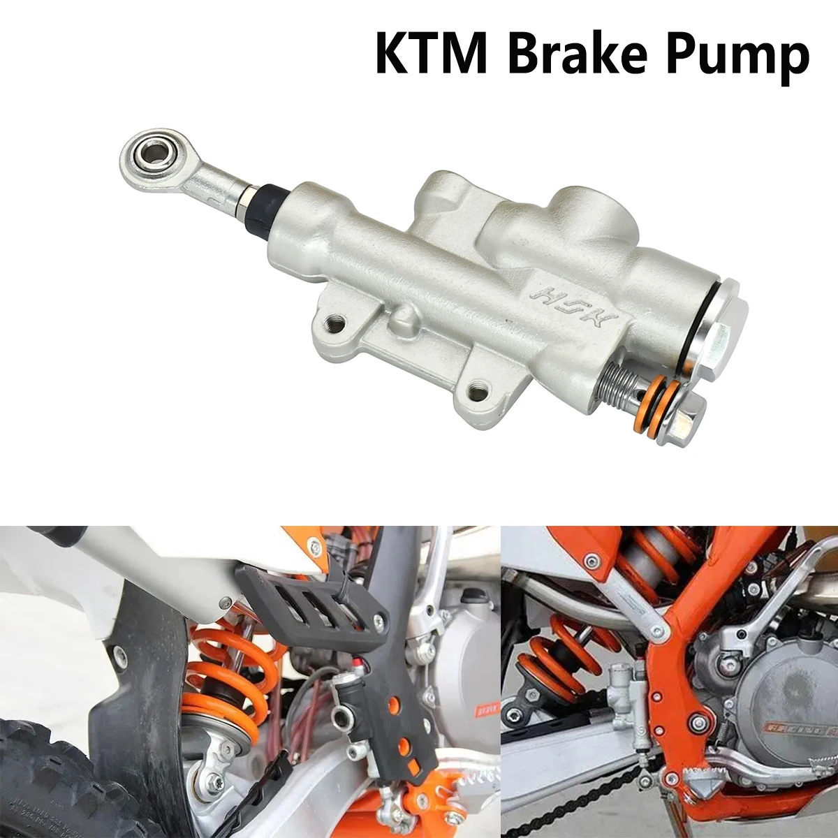 Pompa głównego cylindra hamulca tylnego do motocykli KTM EXC EXCF SXF XCF XCFW 250 350 400 450 500 530 HUSQVARNA FC FE FX FS 2013-2023 — zdjęcie 2