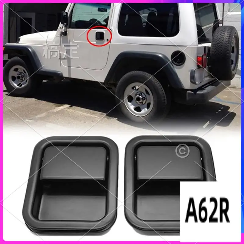 

R2-Right Inner Door Handle+Exterior Door Handle Kit For Jeep Wrangler 55176383AE 55176382AE 55176477AB 55176476A Parts