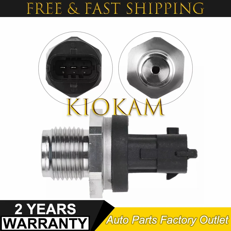 

0281006364 Fuel Rail Common Pressure Sensor for Hyundai SANTA IX35 TUCSON Kia RONDO 0281002971 0281002863