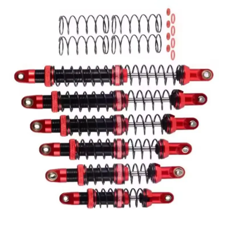 

External dual-stage Shock Absorber 2 PCS Metal 70/80/90/100/110/120mm for 1/10 RC Crawler Car Axial SCX10 AXI03007 RBX10 D90