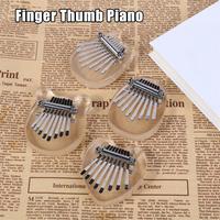 Finger Thumb Piano 8 Key Mini Thumb Piano Musical Instrument Portable Kalimba Thumb Piano for Kids Adults Beginners