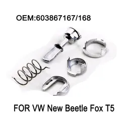 For VW New Beetle Fox T5 Transporter V Polo 9N Door Lock Cylinder Repair Kit. Long: 38.5mm 2/3 - Doors front left or right
