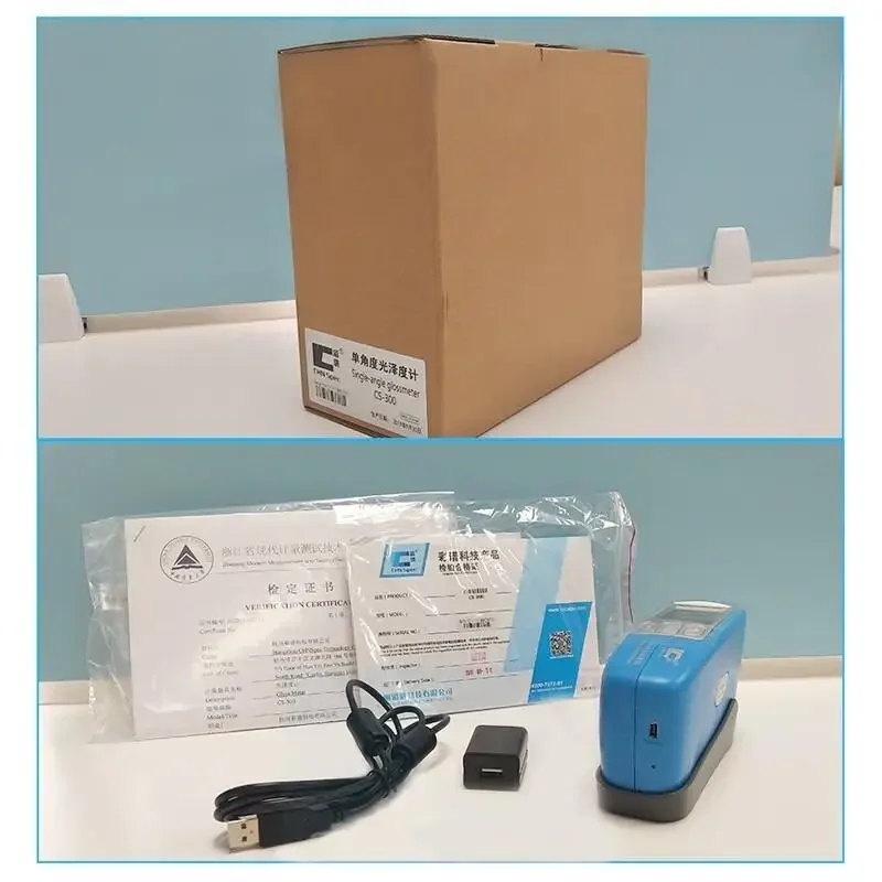 

300 Series Gloss Meter Portable Gloss Meter Automotive Paint Electroplating Metal Tester