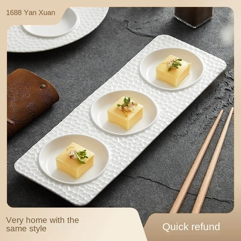 Dim sum plate Creative characteristic hotel restaurant front dish Cold dish plate Small dish Molecular cooking tableware