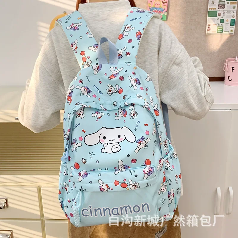 

Рюкзак Cinnamoroll, новая мода Kuromi для девочек, студентов, путешествий, отдыха, нейлоновые водонепроницаемые сумки большой емкости для женщин