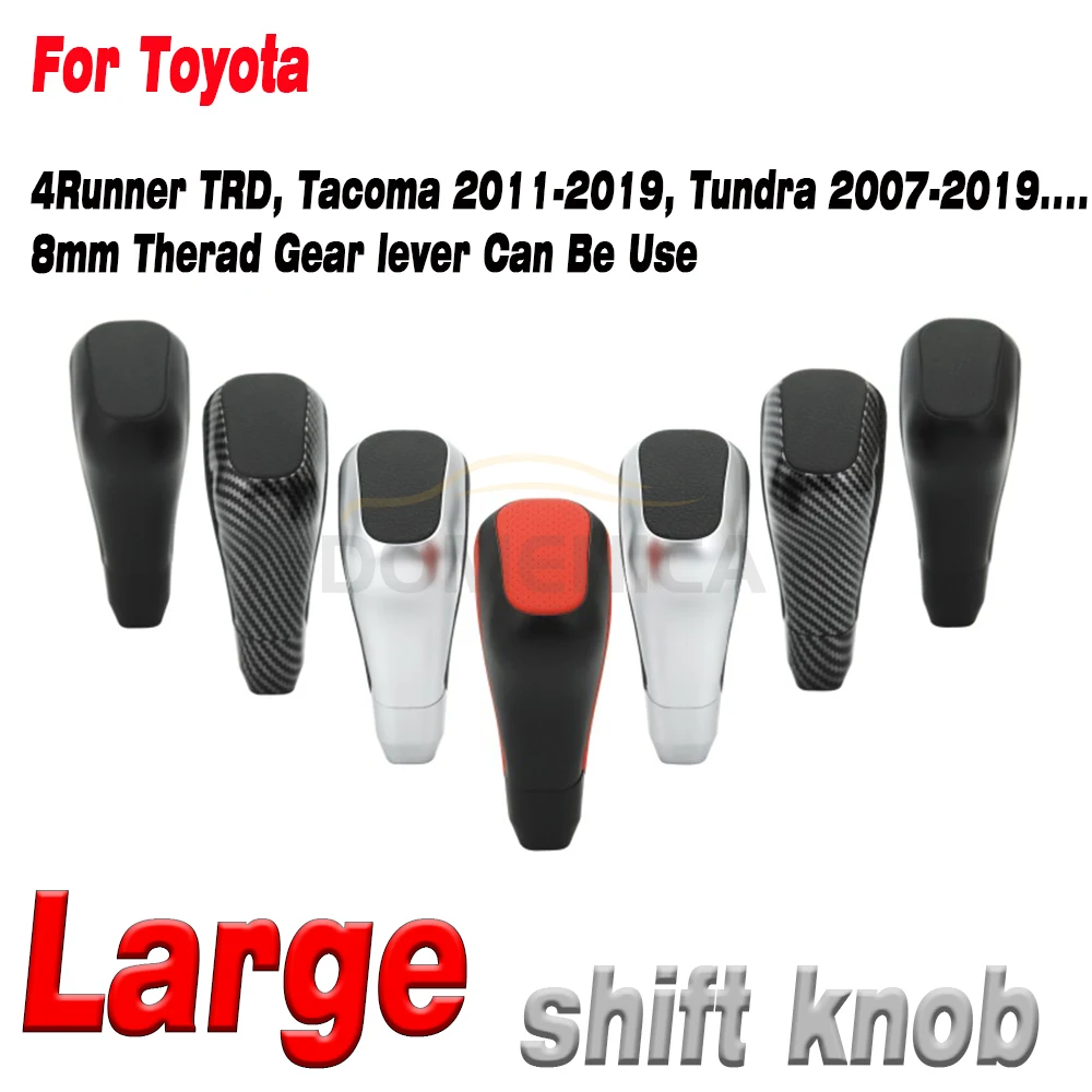 

DOMENICA AT Gear Shift Knob 8mm Lever for Toyota 4Runner 2010-2019/Tundra 2007-2019/Tacoma 2011-2019 Car Interior Accessories