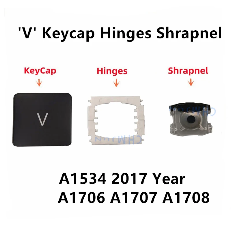A1706 A1707 A1708 Replacement V Key Cap or Hinges are Applicable for MacBook Pro Keyboard US UK to Replace