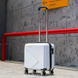 Valigia portapacchi piccolo da 18 pollici bagaglio a mano valigie su ruote borsa da viaggio leggera per studenti custodia per Trolley con Password