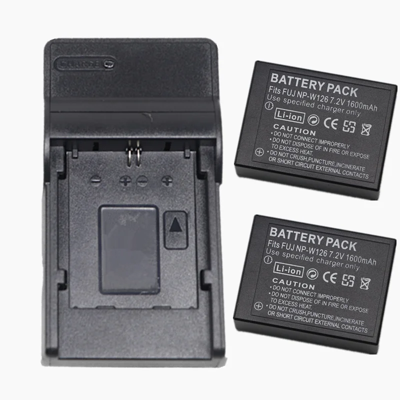 

Аккумуляторная батарея для фотоаппарата NP-W126 или зарядное устройство USB для Fujifilm X-E2 E2S E3 H1 M1 T1 T2 T3 T10 T20 T30 T100