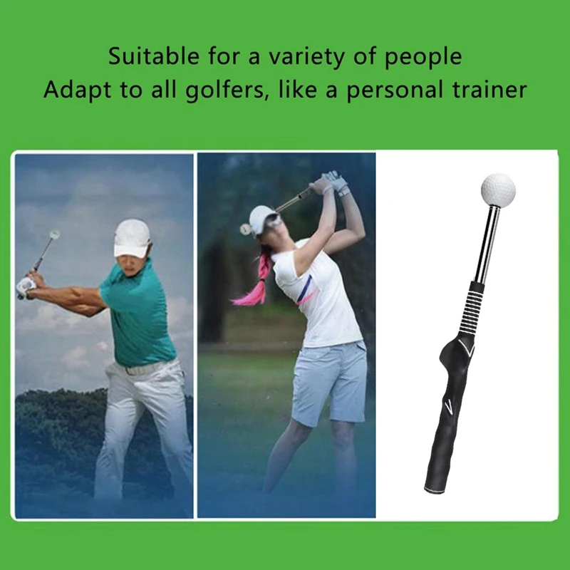 Golf Swing Practice Stick Telescopic Golf Swing Trainer Golf Swing Master Training Aid Golf Practice Posture Corrector