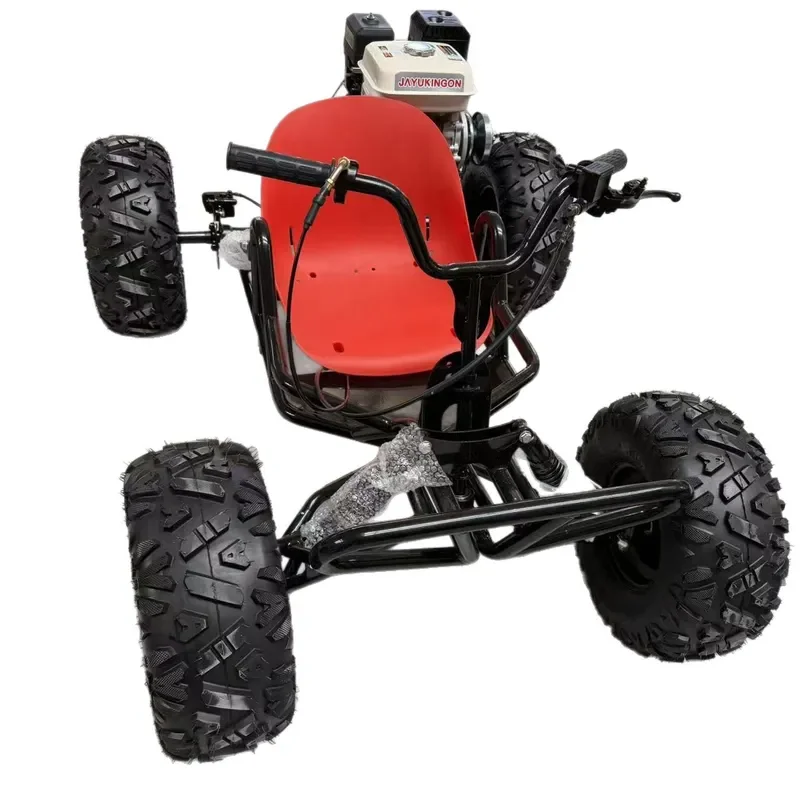 212cc Four Stroke  All Terrain Off Road Go Kart Electric Quad Beach Drift Vehicle
