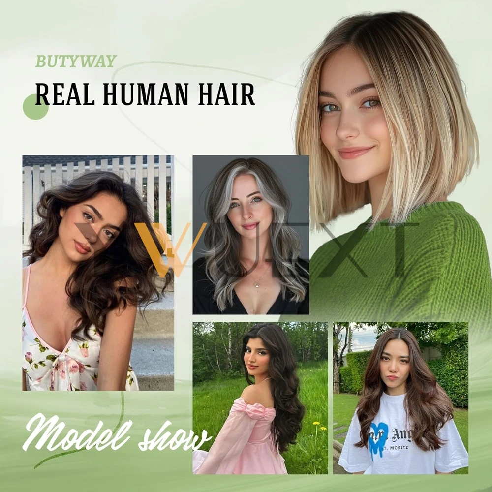 Seamless PU Flat Weft Hair Extensions  Long Tape Human Hair Weaves 12''-20'' Natural Straight Hair Bundles 40g-50g for Women