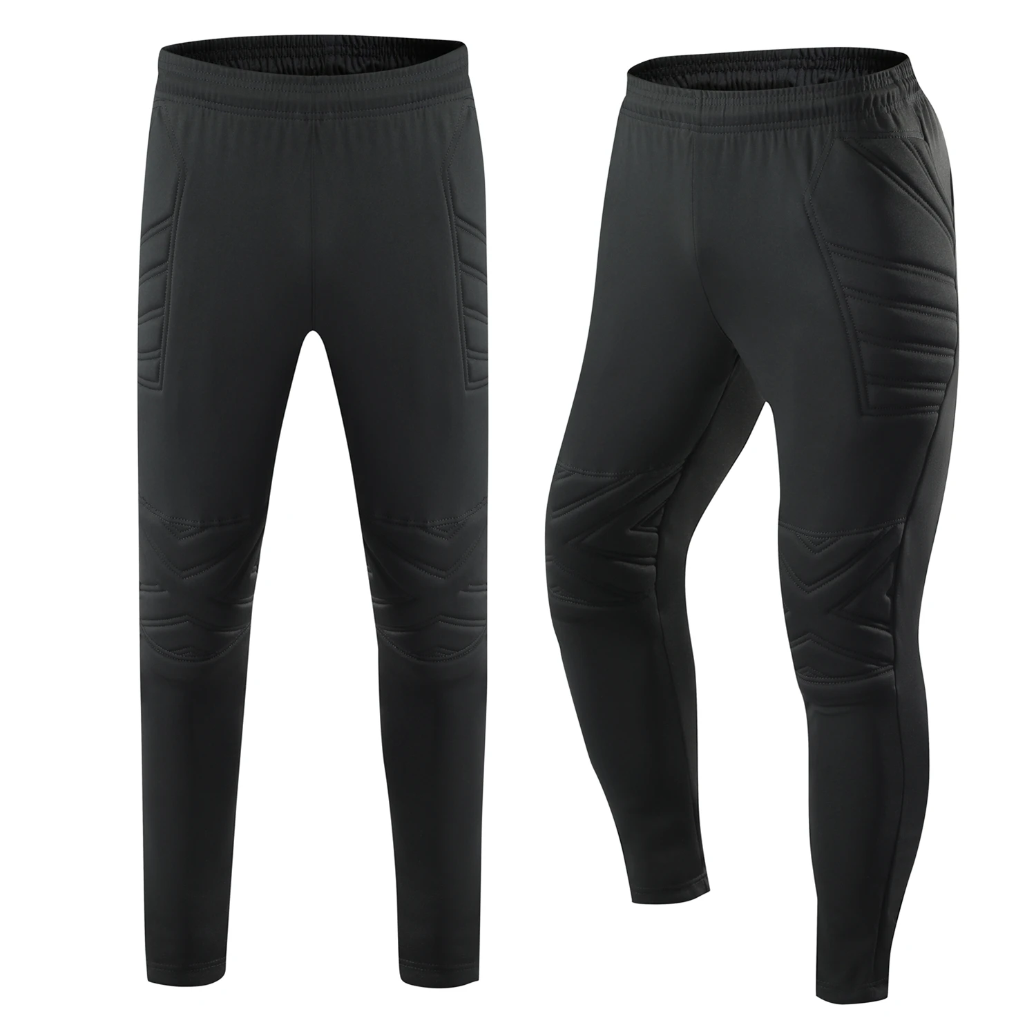 Kids Mens Children Soccer Training Pants Trousers Football Match Goalkeeper Pant Goal Keeper Goalie Knee Pad Sponge Protection
