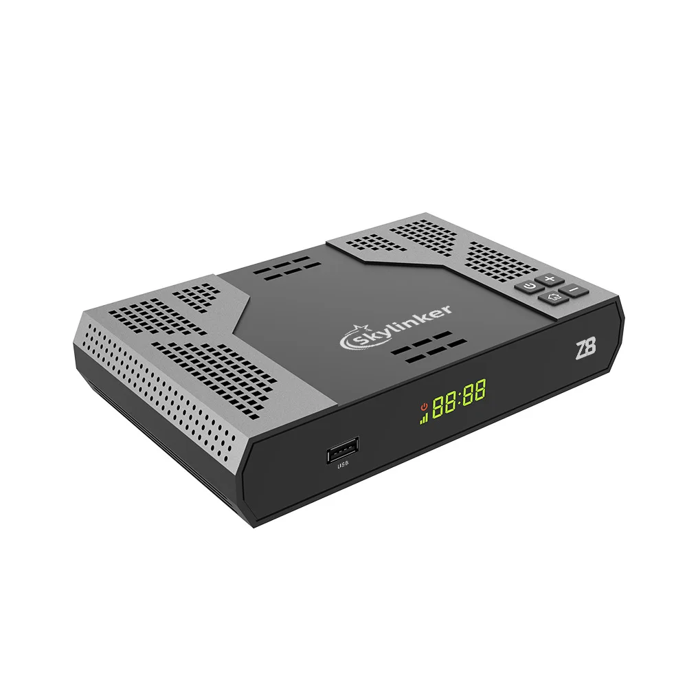 Skylinker Z8 Hybrid Android DVB-S2 HD 4K TV Box مع H.265 2G + 16GB 5G Wifi OTT DVB-S2 جهاز استقبال الأقمار الصناعية vs RockTek G2