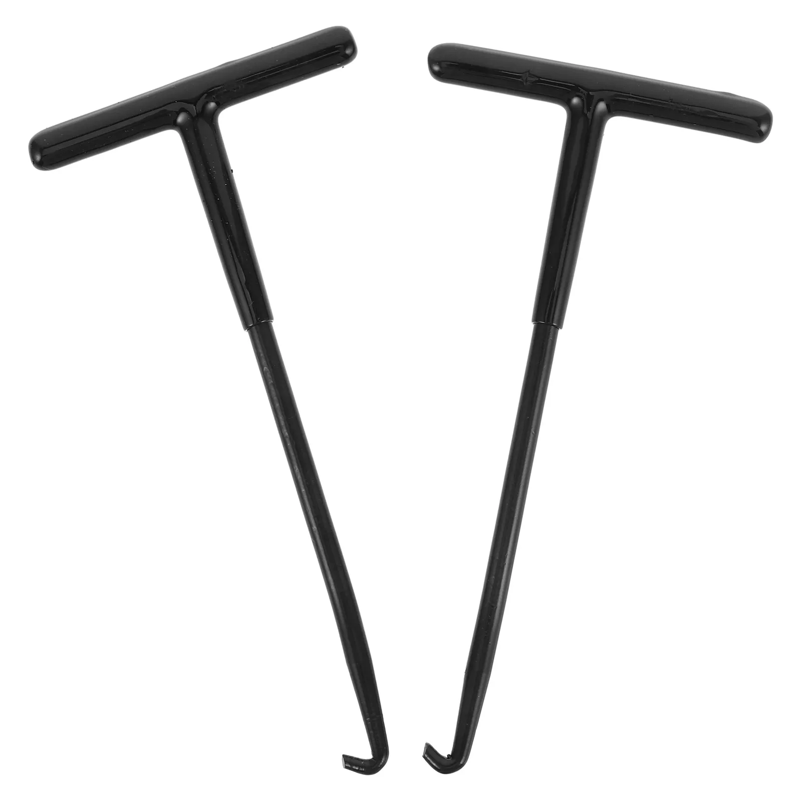 

2PCS Motorcycle T-hook Spring Hooks Exhaust Installer Carbon Steel T-handle Tool Puller Hook for DIY Modification