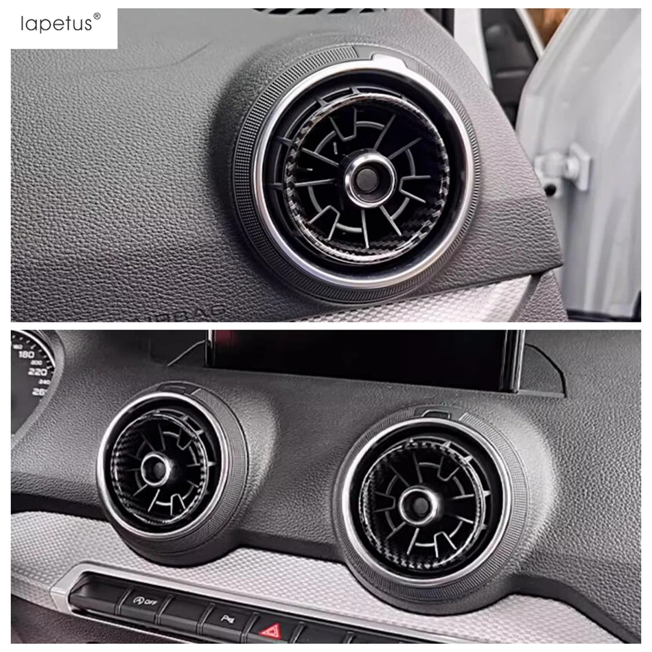 

Front Air AC Conditioning Outlet Vent Ring Cover Trim ABS Accessories For Audi Q2 2017 - 2021 / A3 2014 - 2018 / S3 2014 - 2018