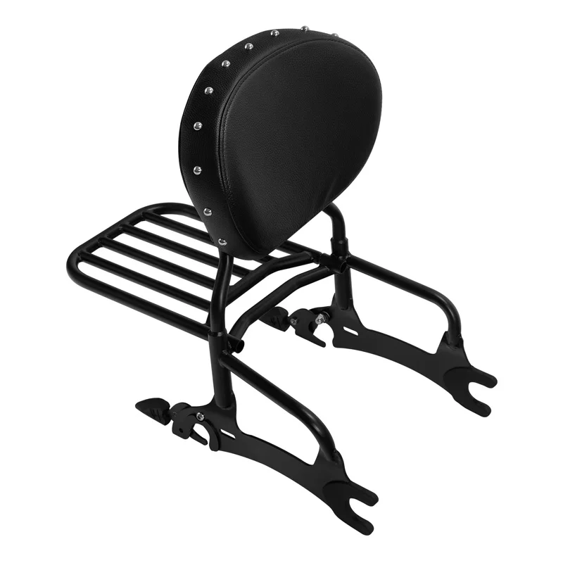 

Motorcycle Sissy Bar Luggage Rack W/ Backrest For Indian Pursuit Limited Premium 2024 Challenger Elite 2023 Vintage Dark Horse