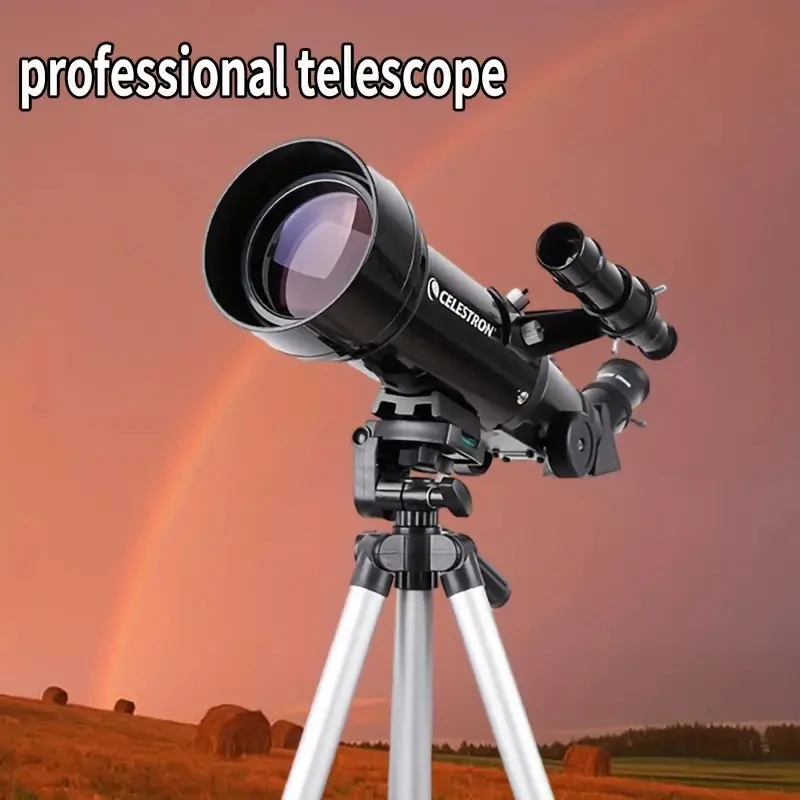 

Celestron Travel Scope 70mm 70400 AZ Refractor Astronomical Telescope Portable 10-165X Zoom Monocular For Kids Beginner Gifts