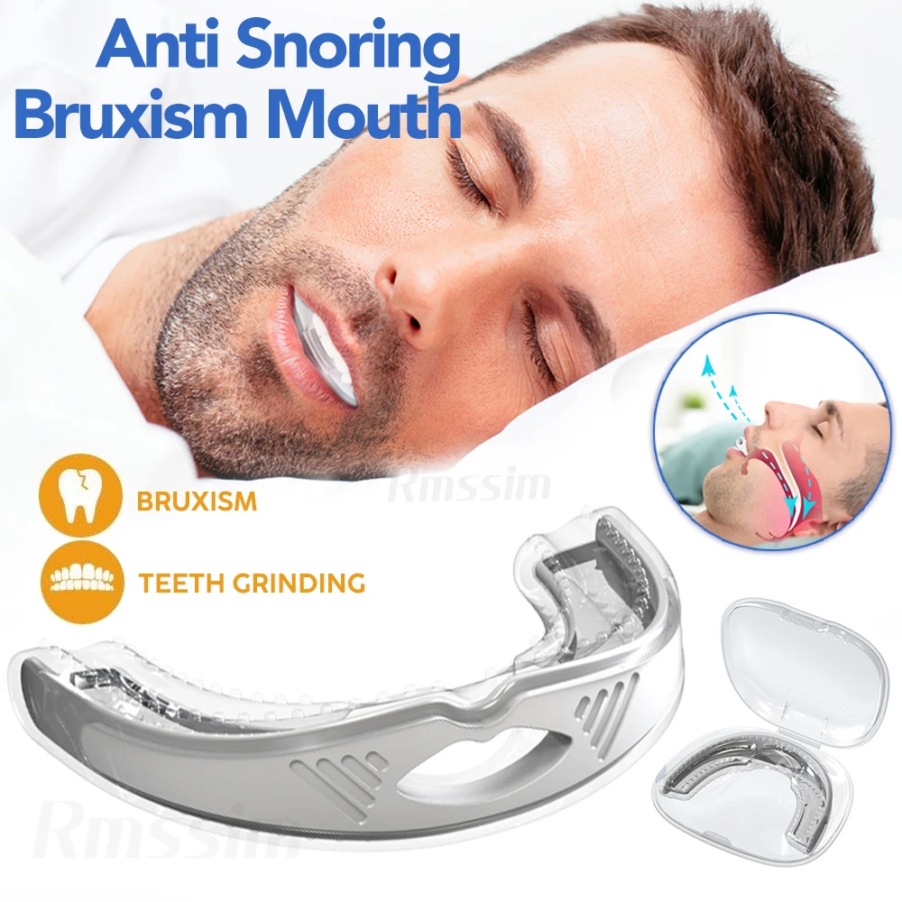 

Adjustable Anti-Snoring Mouth Guard Mouthpiece Sleeping Devices Bruxism Snoring Stopper Improve Sleep Mouthpiece