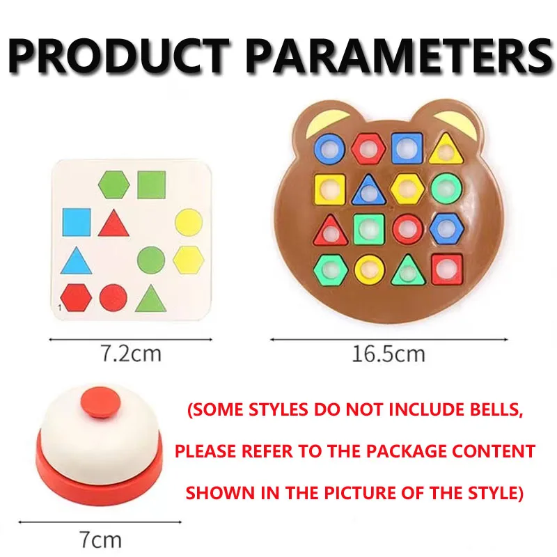 Montessori เกมจับคู่สีรูปทรงเรขาคณิตของเล่นเพื่อการศึกษาประสาทสัมผัสของเล่นการเรียนรู้ก่อนวัยเรียนสำหรับเด็กอายุ2ถึง4ปี