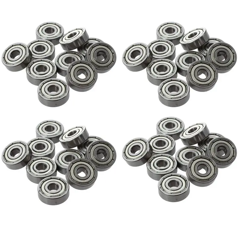 A98E-40 Pcs 625ZZ 5Mm X 16Mm X 5Mm Shielded Deep Groove Radial Ball Bearing
