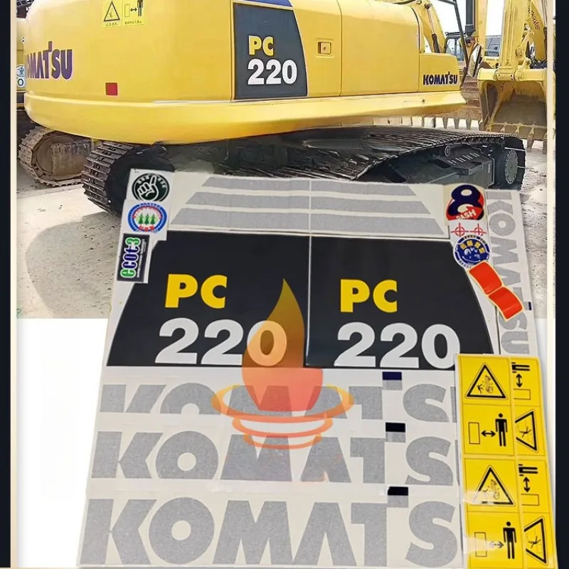 

Для Komatsu наклейка на весь автомобиль PC60/70/200/210/220/240/360/400/460-8 детали экскаватора аксессуары для экскаваторов