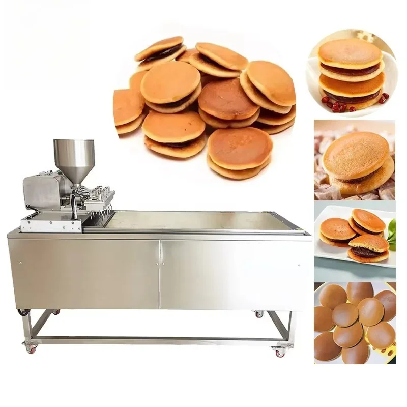 Customized New Commercial Industrial Fully Automatic Electric 380V Japanese Dorayaki Maker Pancake Machine 304 Stainless Steel