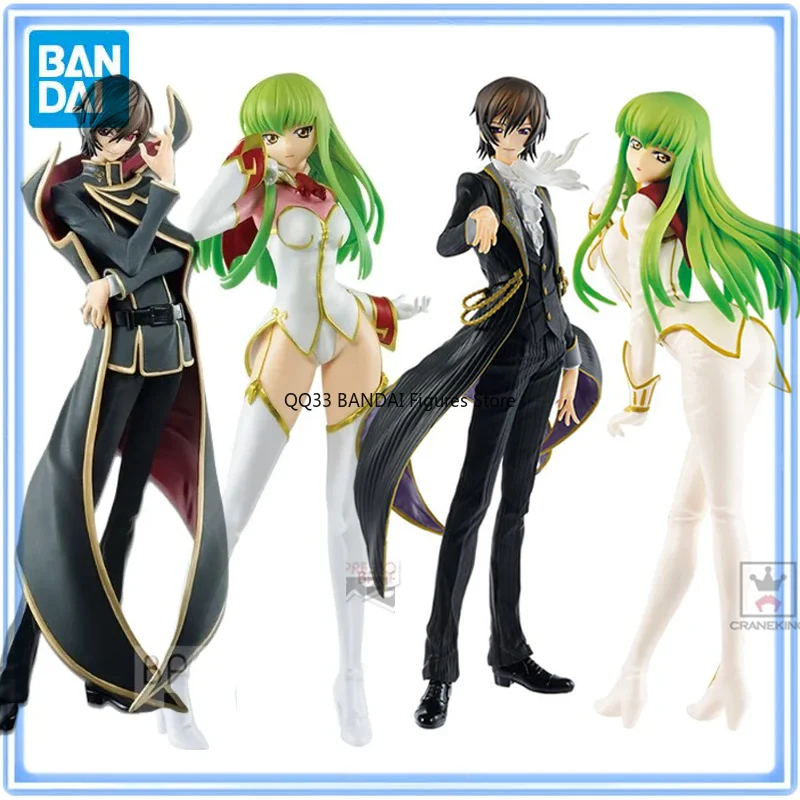 

Оригинальный набор Bandai EXQ Code Geass: Восставший Лелуш и C.C. Коллекционная фигурка Лелоша Ламперужа в боевой форме
