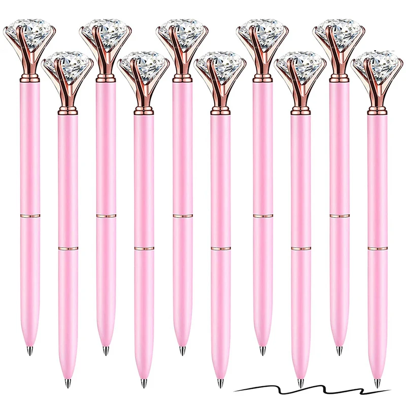 30pcs-large-crystal-diamond-pen-bling-metal-ballpoint-pen-office-and-school