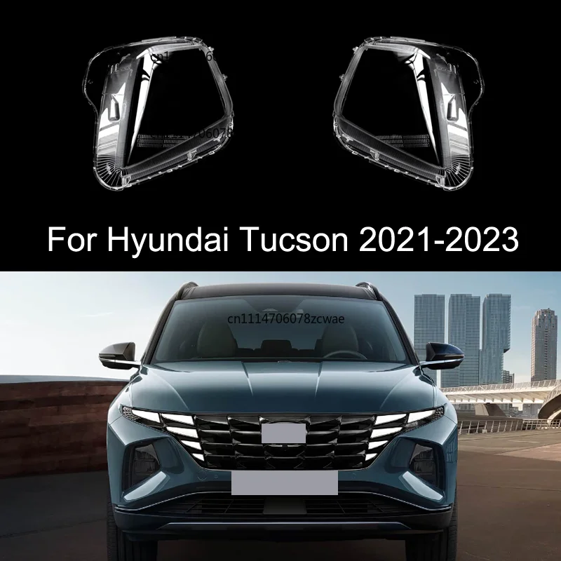 ZOCI-For Hyundai Tucson 2021 2022 2023 Car Headlight Shell Headlight cover Headlamp Lens Headlight Glass Auto Shell Cover