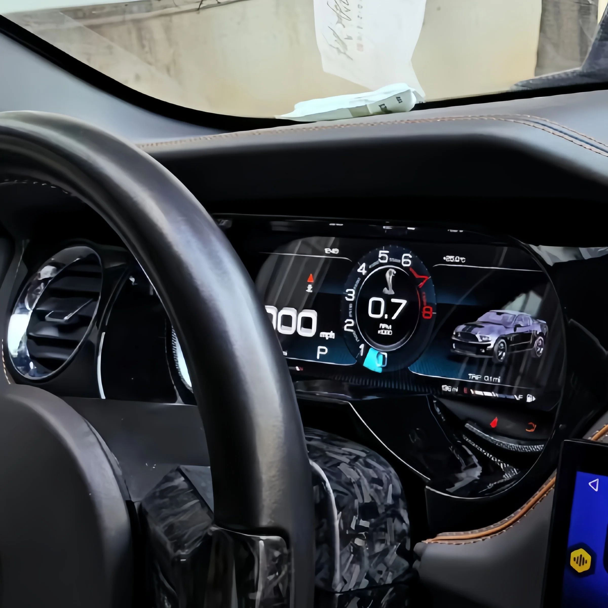 LCD Instrument Panel Car Digital Cluster carplay For Ford Mustang Shelby GT 500 2006-2016 Dashboard Speedometer Carplay Navi