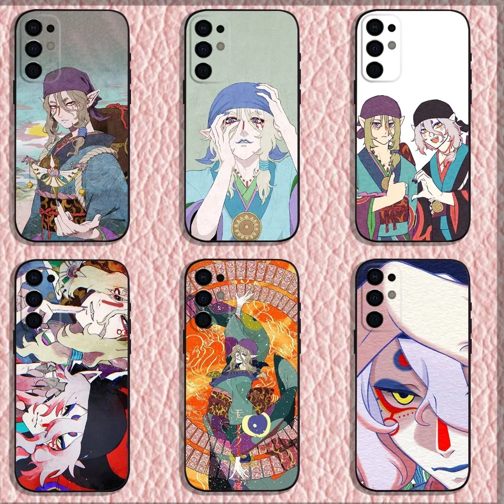 Mononoke Medicine seller Kusuriuri Phone Case For Samsung S25,24,21,22,23,30,Ultra,20,Plus,Fe,Lite,Note,10,9,5G Black Soft Shell