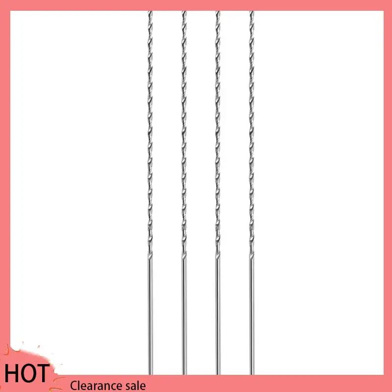 

A88Z 4X HSS Straight Shank 4Mm Twist Head 300Mm Long Drill Bit Silver Tone