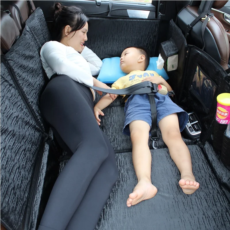 Car full surround, sleeping device on the car, baby head guard, folding bed, back seat mattress, long-distance ride