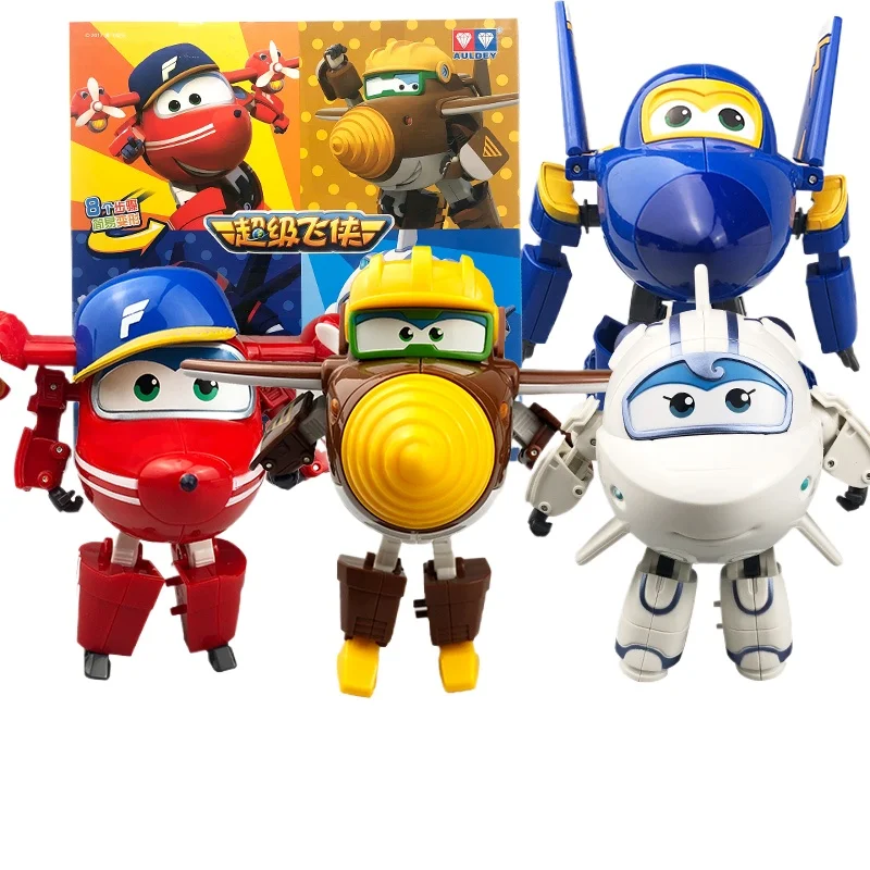 

Оригинальный полный набор игрушек Auldey Super Wings-Jett Dizzy Donnie Paul Jerome, игрушка в подарок для коллекционной Коллекционная модель