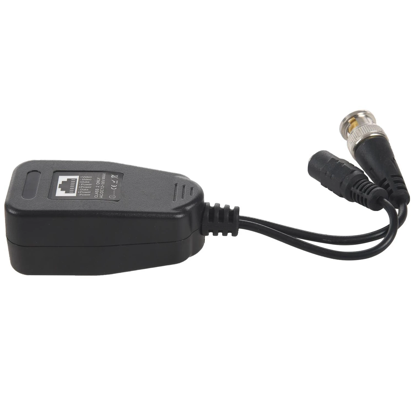 Balun video passivo ABKQ-HD-CVI/TVI/AHD con connettore di alimentazione e trasmettitore dati RJ45 CAT5 4 paia