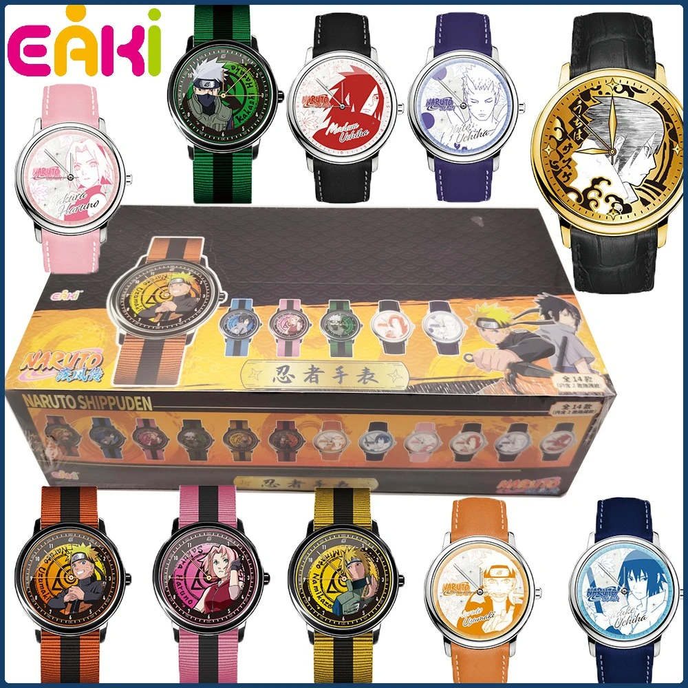 

Original EAKI Naruto Shippuden Watch Series Blind Box Cartoon Fashion Exquisite Design Decoration Model Toys Accessories Gifts