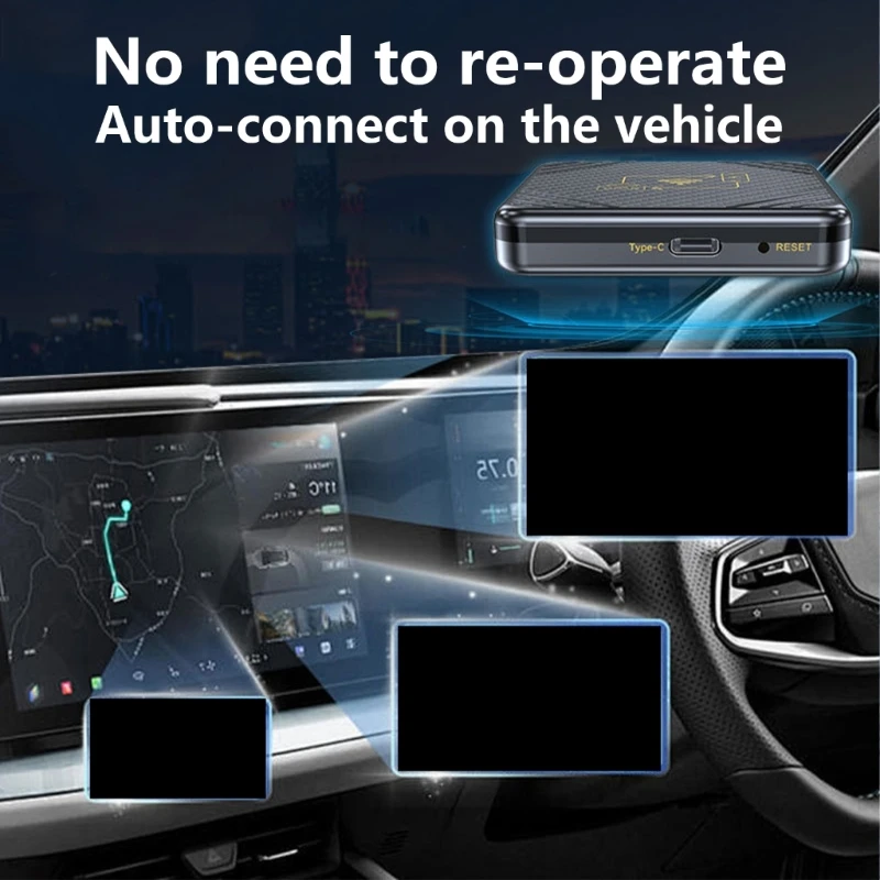 Upgrades Musik Androids Auto Wireless Adapter Blue Tooth Intelligent Gerätestecker & Spielauto -Adapter für Probleme Frees D2RC