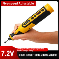 7.2V High Power Handheld Mini Electric Drill Grinder Chain Polishing Engraving Pen Electric Drilling Cutting And Grinding Machin