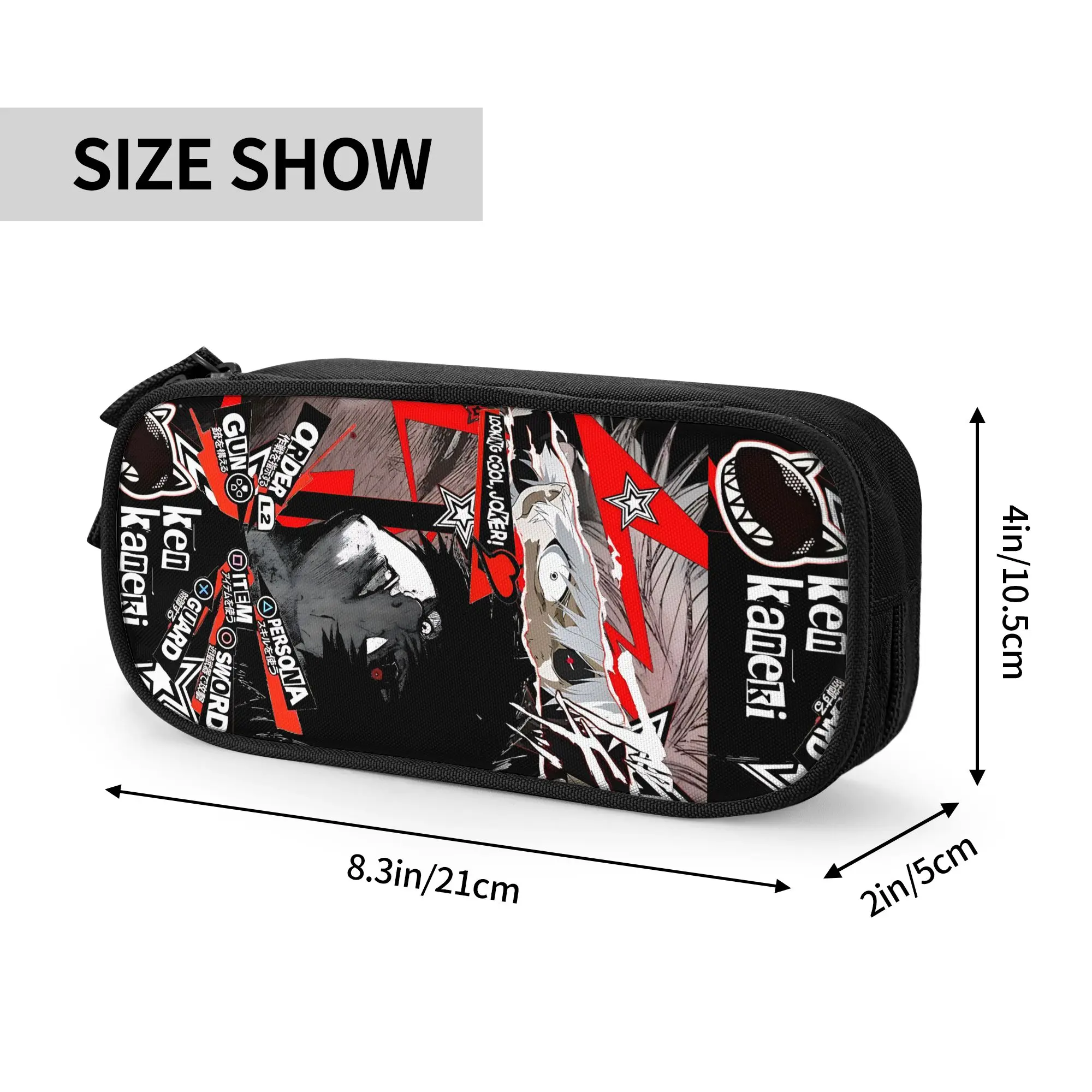 Custom Halloween Tokyo Ghoul Kaneki Large Capacity Bags for Child  Handheld Study Bag for Boys Gilrs Kids